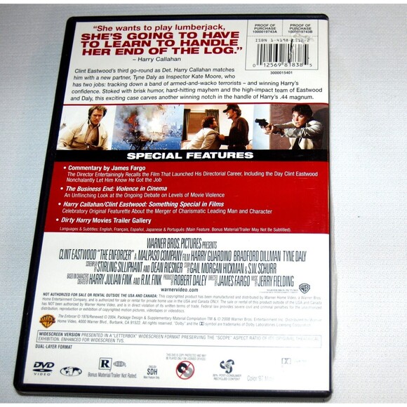 The Enforcer (Deluxe Edition) (DVD) Clint Eastwood - Picture 2 of 3